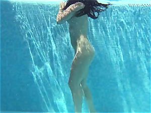 Jessica Lincoln puny inked Russian teenage in the pool