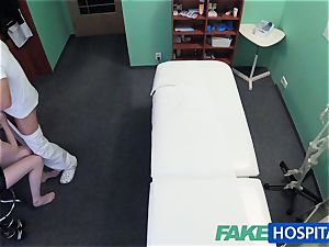 FakeHospital ultra-cute redhead rails doc for cash